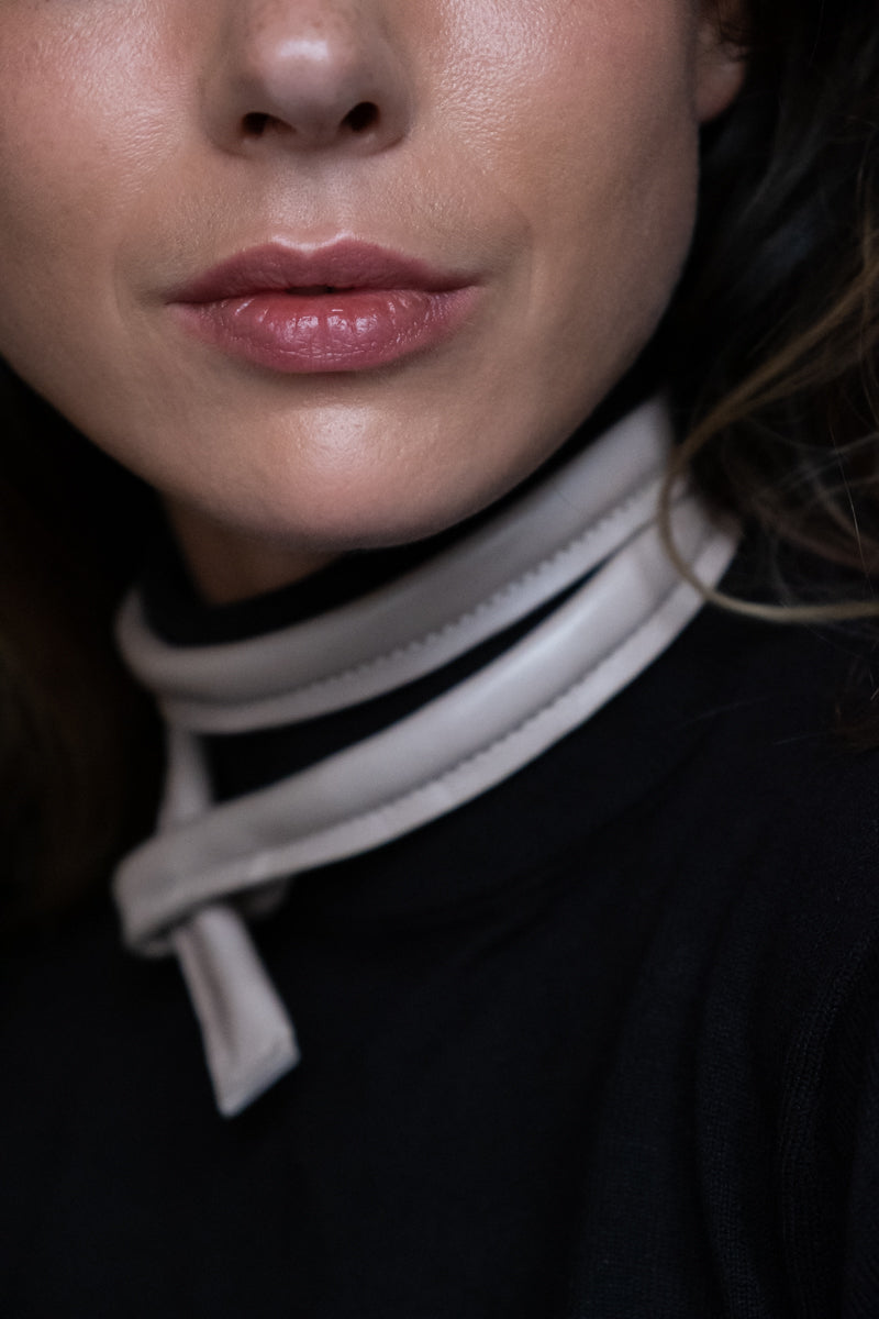 Slingher-ketting-taupe-de