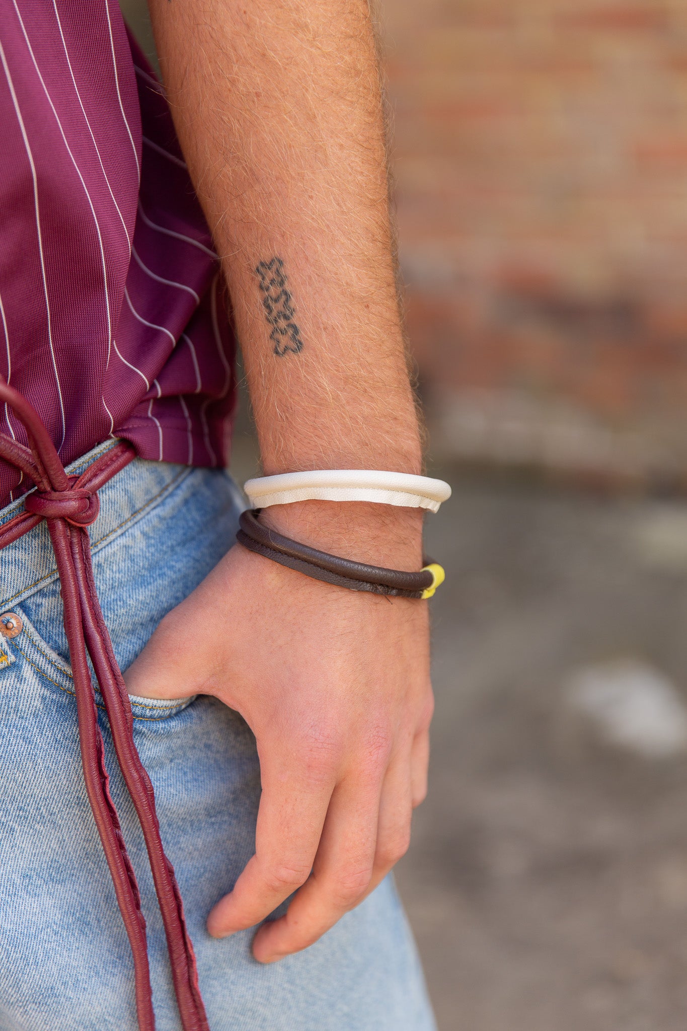 River - Bracelet - Cream