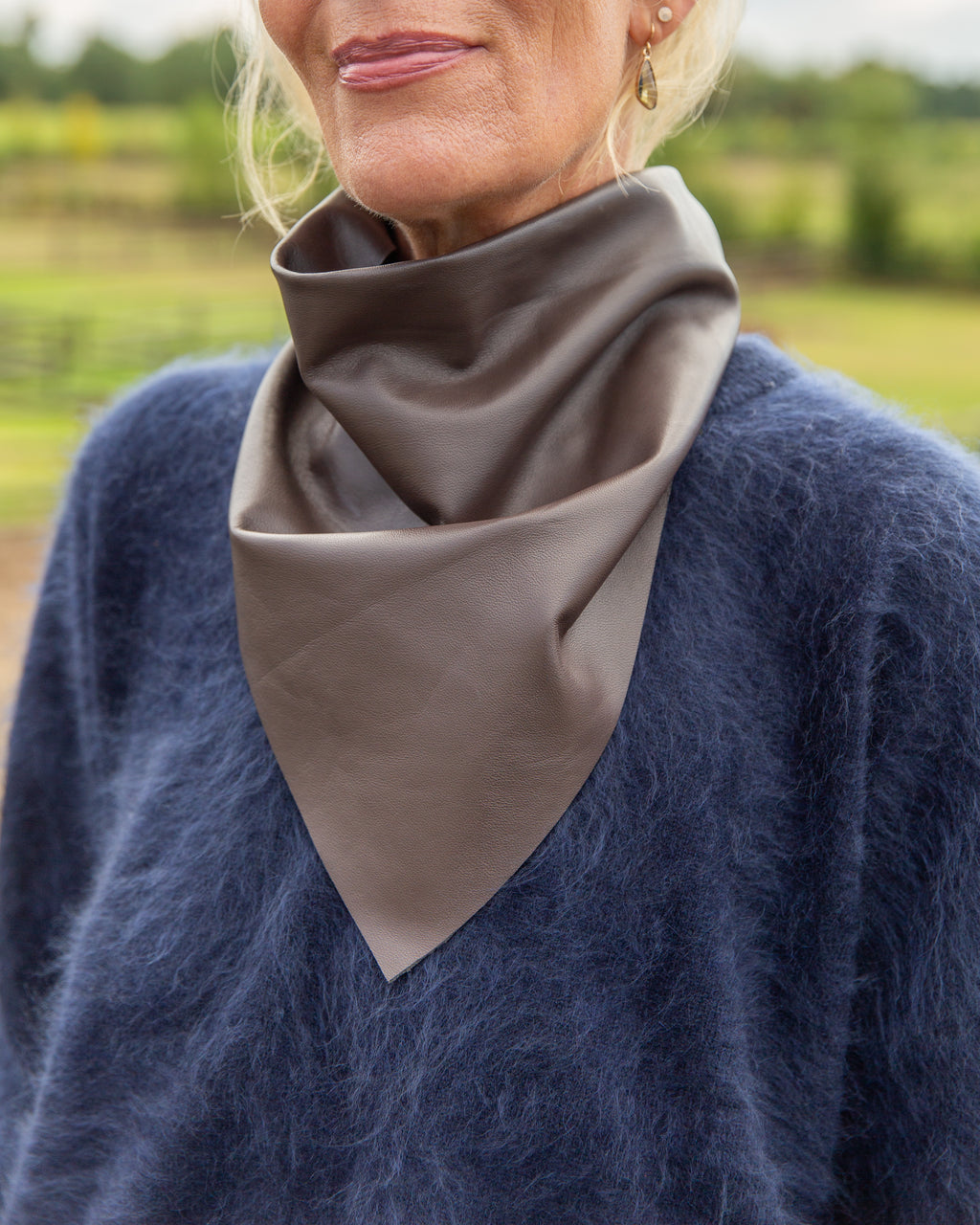 Canal Scarf – Dark Brown