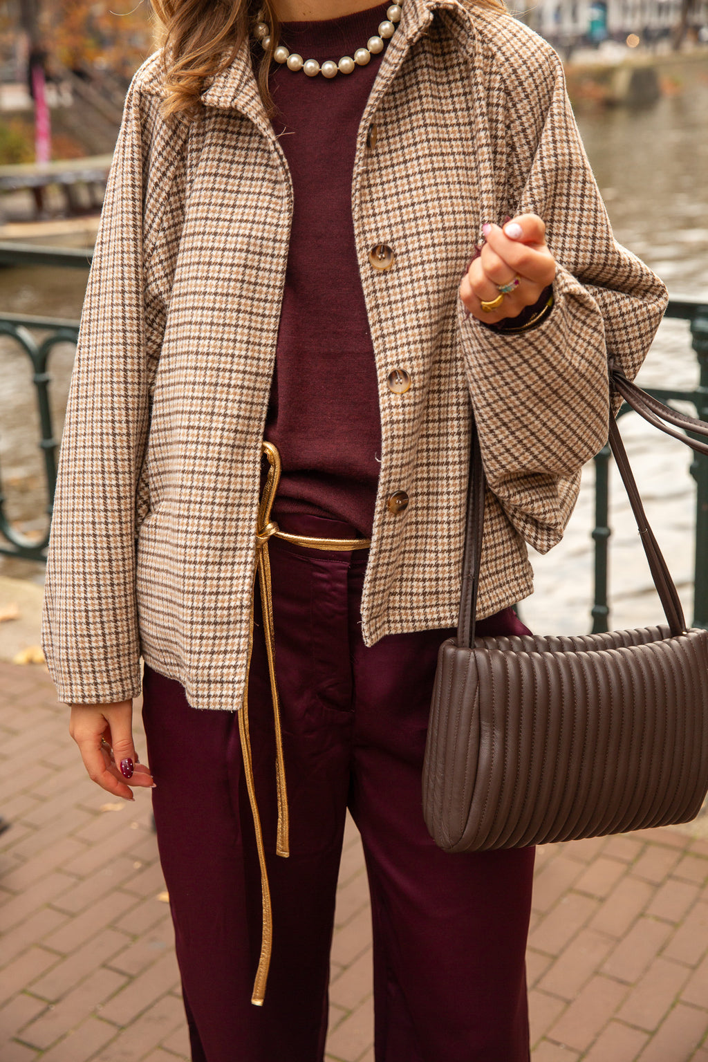 Canal Bag Midi – Dark Brown