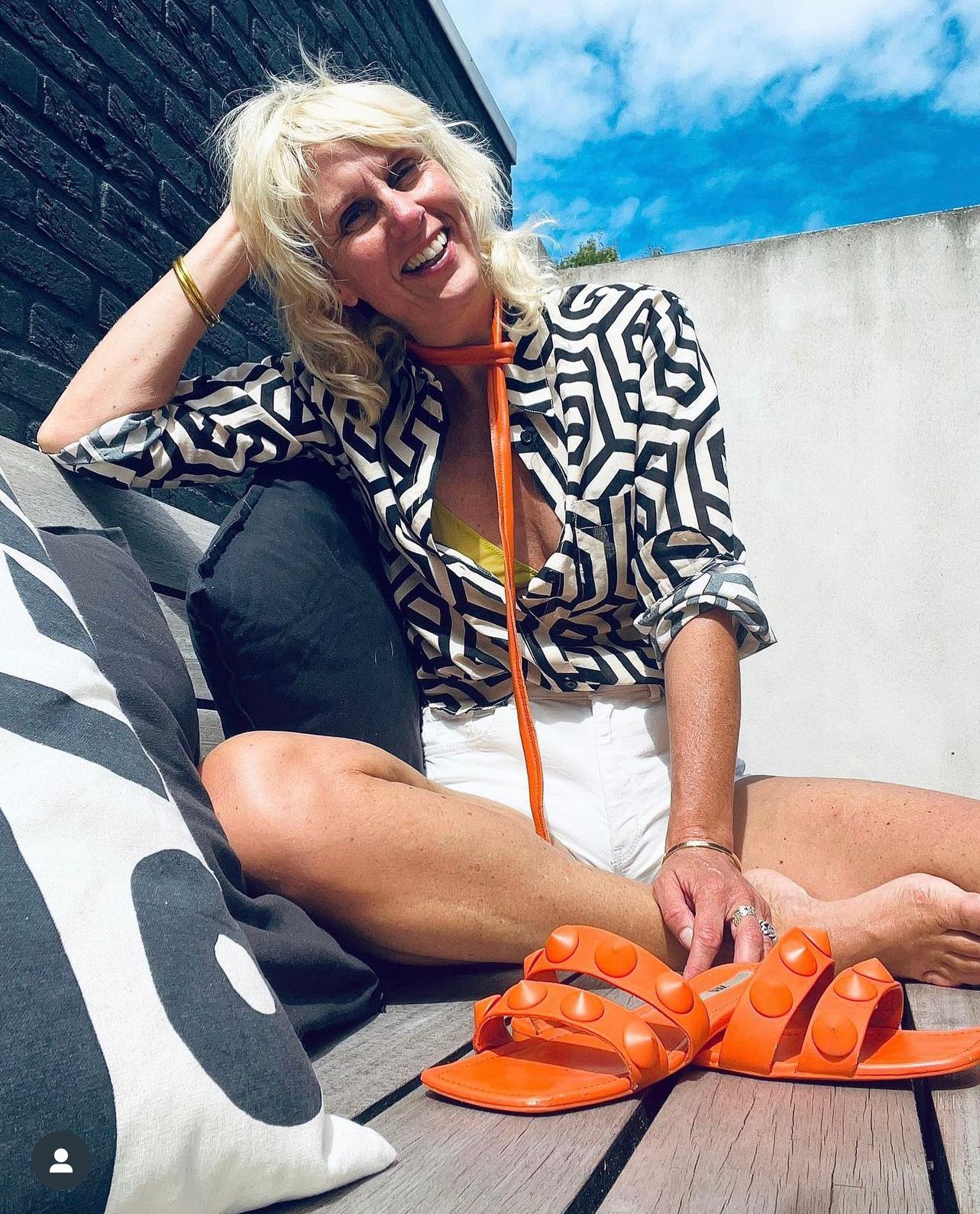 Slingher - Necklace - Orange